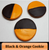 Black & Orange Cookie