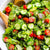Garden Salad Romaine, Grape Tomato, Cucumber, Onion, Peppers 320oz bowl